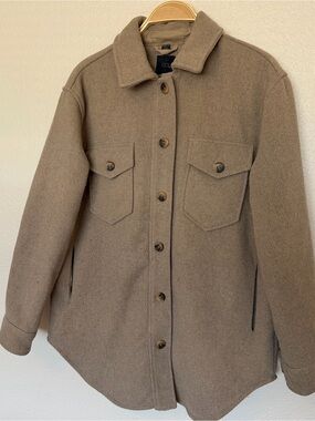 RDI Taupe Brown Lightweight Shirt Jacket